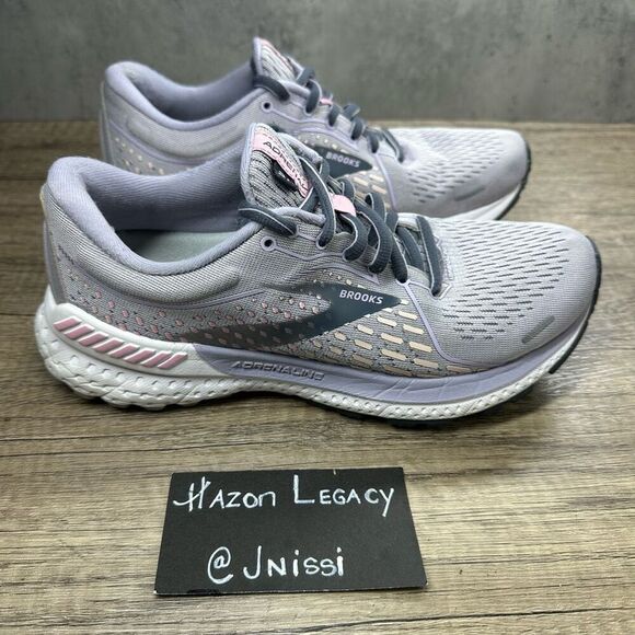 Brooks~Women’s~Adrenaline GTS 21 1203291B675 Lilac Running Shoes Sneaker~Size 7B - Picture 2 of 12